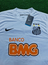 Neymar Jr Santos FC White Retro Football Jersey Trikot