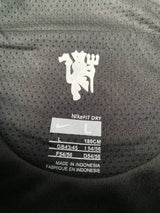 Cristiano Ronaldo 2007-2008 Manchester United Black Retro Jersey Trikot Camiseta Maillot
