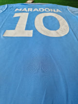 Diego Armando Maradona 10 - Napoli 1986 1987 Retro Football Jersey Trikot Maillot Maglia