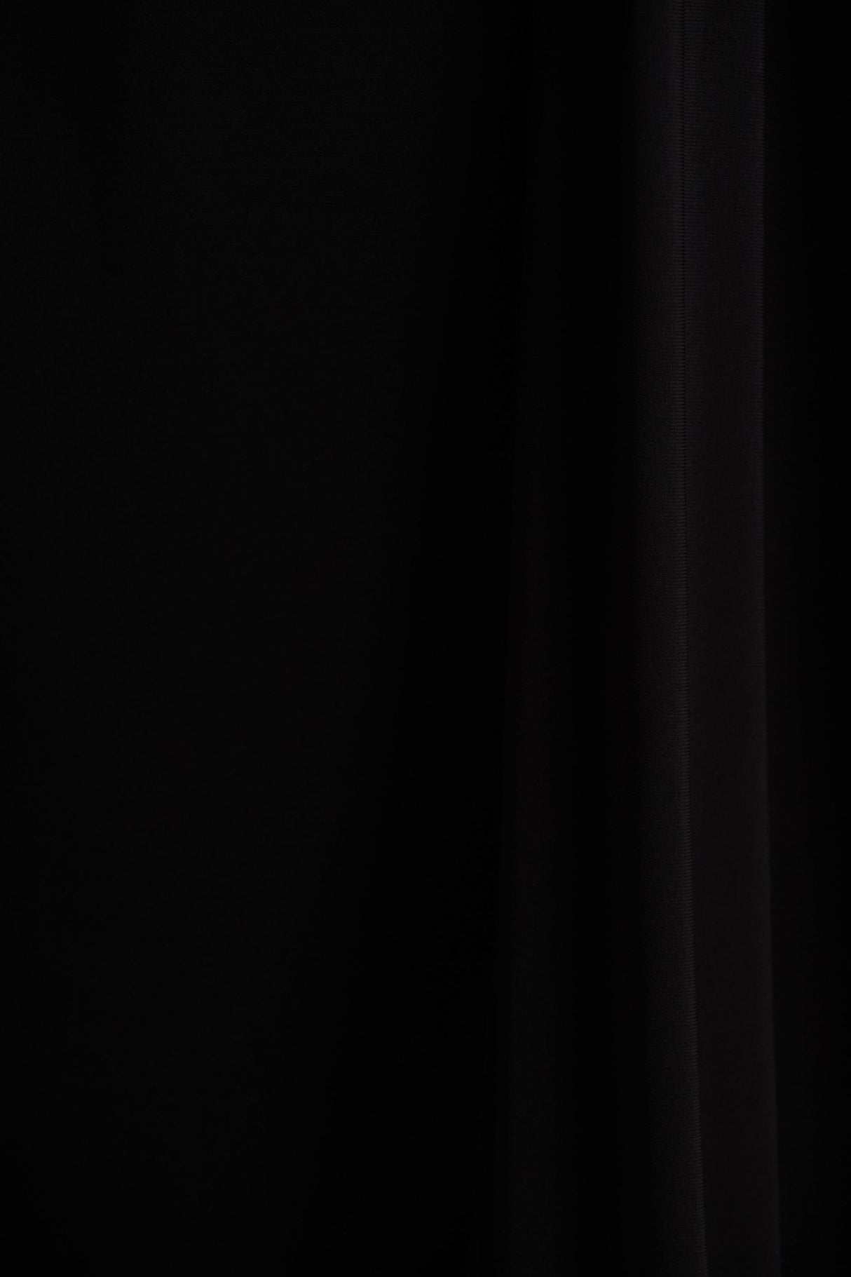 Bonnie | Black Asymmetric-Neck Maxi Dress With Ruched-Detailing